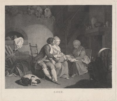 مساء مساء ، 1780. بواسطة نيكولاس فرانسوا ريجنو