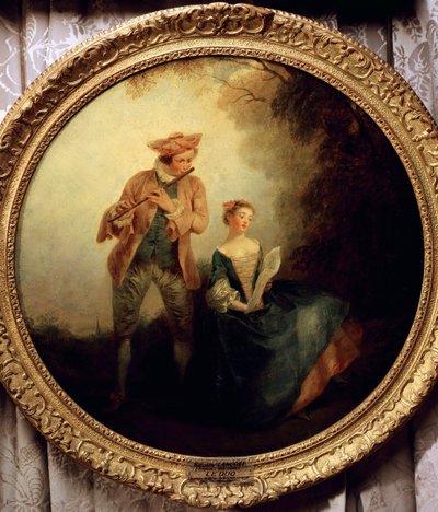 دويتو ، بقلم نيكولا لانكرت (1690-1743). فرنسا بواسطة نيكولاس لانكريت