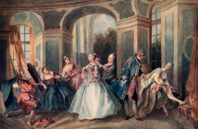 عصر الإنسان ، الشباب ، 1730-1735 1912. بواسطة نيكولاس لانكريت