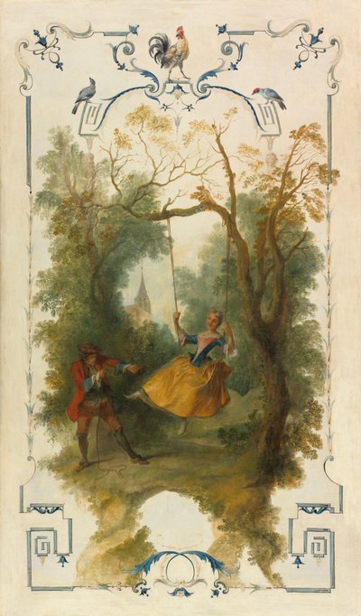 الأرجوحة ، ج. 1723-1727. بواسطة نيكولاس لانكريت