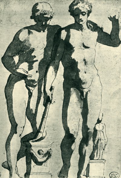 كاستور وبولوكس ، c1628 ، 1943. بواسطة نيكولاس بوسين