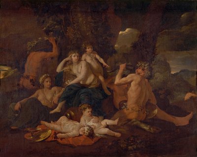طفولة باخوس ، c. 1630 بواسطة نيكولاس بوسين