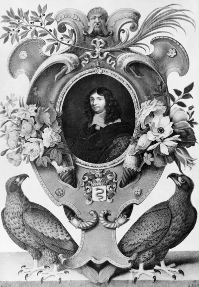 صورة جان باتيست كولبير (1619-1683) ، رجل دولة فرنسي ، نقش بواسطة نيكولاس روبرت (1614-1685) بواسطة نيكولاس روبرت