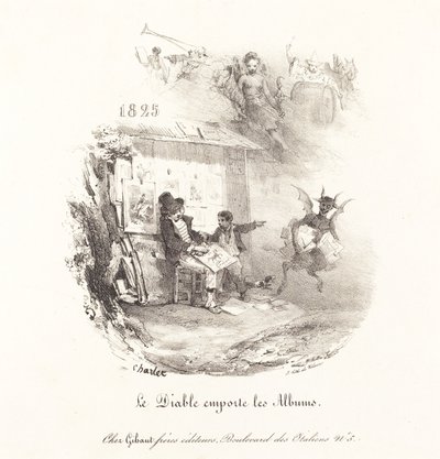Le Diable emporte les Albums (The Devil Runs Off with the Lithograph Albums) بواسطة الكسندر جبرائيل (بعد) ديكامبس
