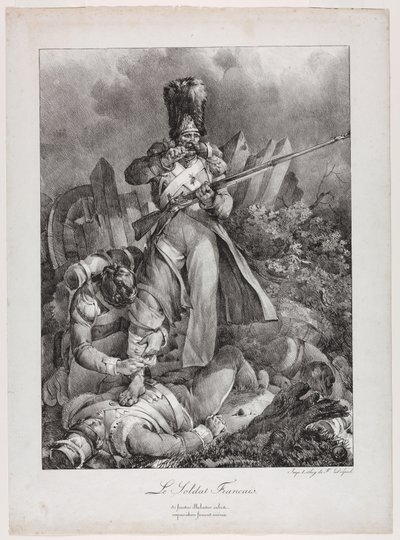 الجندي الفرنسي Le Soldat français ، 1818. بواسطة الكسندر جبرائيل (بعد) ديكامبس