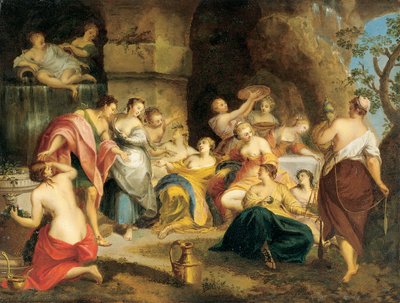 Telemachus في جزيرة كاليبسو بواسطة نيكولا فليوجيلز