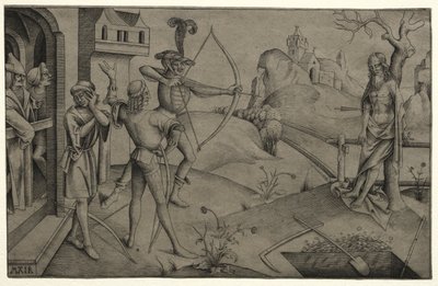 أبناء الملوك يطلقون النار على جسد آبائهم الميت ، 1495-1504. بواسطة نيكولاس ألكسندر ماير من لاندشوت