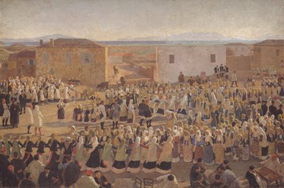 الرقص النسائي في ميغارا بواسطة نيلز سكوفجارد