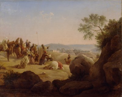 الحجاج قبل القدس 1831 بواسطة نيكانور جريجوريفيتش تشيرنيتسوف