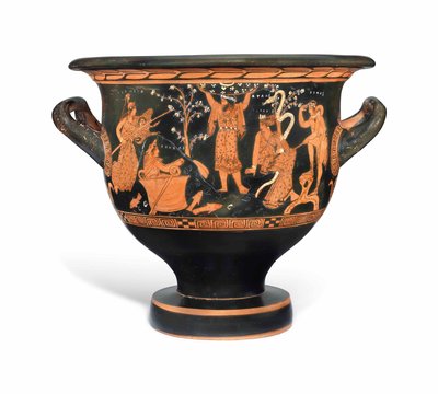 العلية الجرس الأحمر الشكل ، c.410-400 قبل الميلاد بواسطة نيكياس الرسام