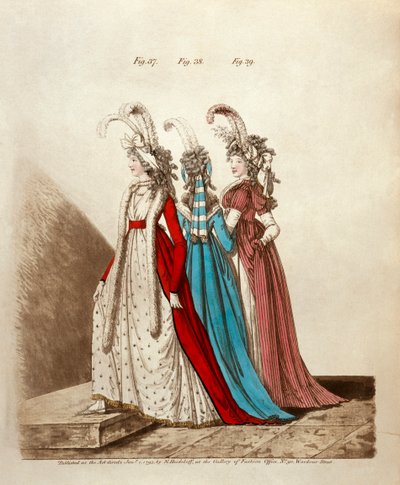 فساتين بعد الظهر ، 1795 بواسطة نيكلاوس فون هايدلوف