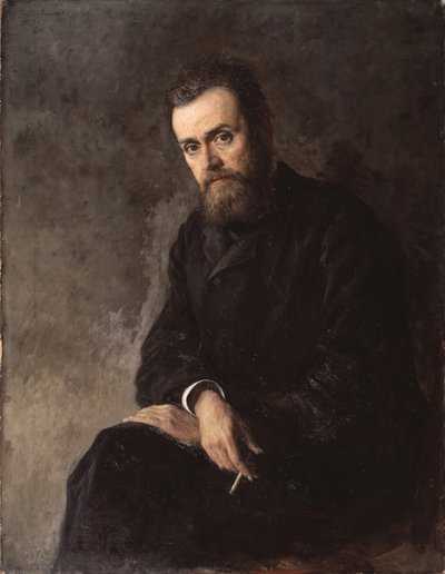 صورة للمؤلف جليب أوسبنسكي 1843-1902 ، 1884 بواسطة نيكولاي ألكسندروفيتش ياروشينكو