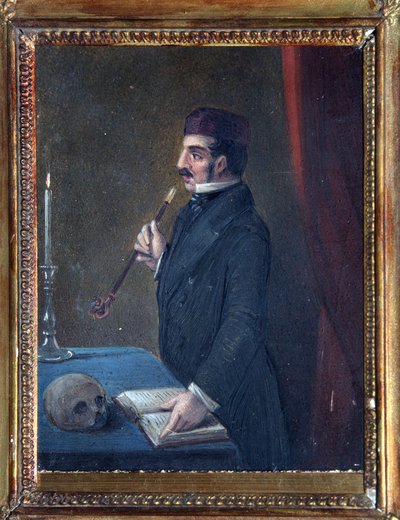 صورة لفرديناند وولف (1797-1854). (عضو في تمرد الديسمبريست أو الديسمبريست ، في عام 1825). عمل لنيكولاي ألكساندروفيتش بيستوجيف (1791-1855) ، لوحة مائية على ورق ، حوالي 1830-1840. الفن الروسي بواسطة نيكولاي ألكسندروفيتش بستوزهيف