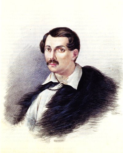 صورة ل Decembrist الكسندر الكسندروفيتش Bestuzhev 1797-1837 ، 1839 بواسطة نيكولاي ألكسندروفيتش بستوزهيف