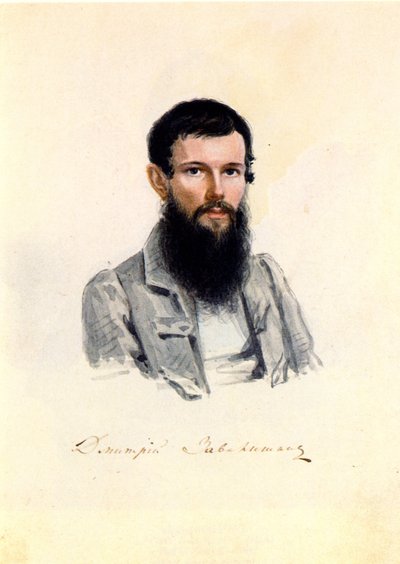 صورة ل Decembrist ديمتري Zavalishin 1804-1892 ، 1839 بواسطة نيكولاي ألكسندروفيتش بستوزهيف