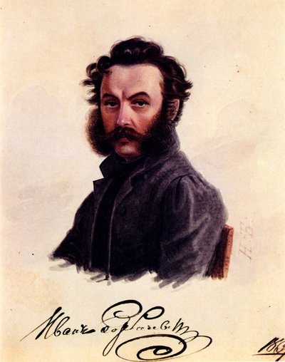 صورة ل Decembrist إيفان Horbachevsky 1800-1869 ، 1837 بواسطة نيكولاي ألكسندروفيتش بستوزهيف