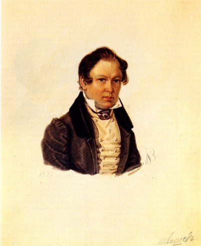 صورة ل Decembrist فاسيلي Ivashev 1797-1841 ، 1834 بواسطة نيكولاي ألكسندروفيتش بستوزهيف