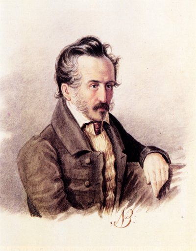 صورة لكونت Decembrist سيرجي فولكونسكي 1788-1865 ، 1840s بواسطة نيكولاي ألكسندروفيتش بستوزهيف