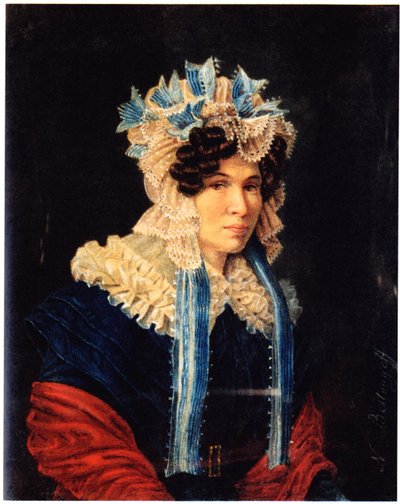 صورة ليوبوف إيفانوفنا ستيبوفايا 1783-1858 ، 1927 بواسطة نيكولاي ألكسندروفيتش بستوزهيف