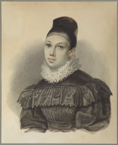 صورة ليليزافيتا بتروفنا ناريشكينا 1801-1867 ، 1832 بواسطة نيكولاي ألكسندروفيتش بستوزهيف