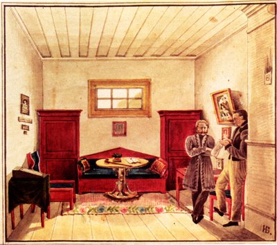 زنزانة سجن Decembrist Nikolai Panov 1803-1850 في سجن بيتر ، 1830-1839 بواسطة نيكولاي ألكسندروفيتش بستوزهيف