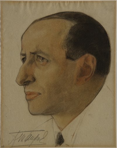 صورة للمنظم ألكسندر تايروف 1885-1950 ، أوائل عشرينيات القرن العشرين بواسطة نيكولاي أندرييفيتش أندرييف