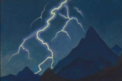 نداء السماء. البرق ، 1935-1936 بواسطة نيكولاي كونستانتينوفيتش ريريش