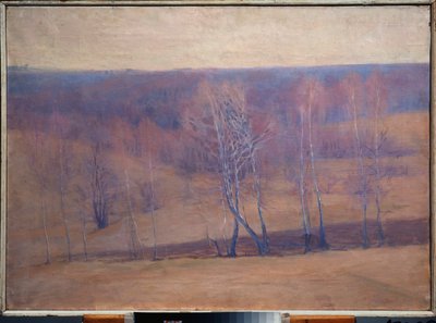 Printemps (الربيع) - رسم لنيكولاي بافلوفيتش أوليانوف (أوليانوف) (1875-1949) ، زيت على قماش - الفن الروسي ، أواخر القرن التاسع عشر وأوائل القرن العشرين ، الحداثة - متحف الفن الإقليمي ، كالوغا (روسيا) بواسطة نيكولاي بافلوفيتش أوليانوف
