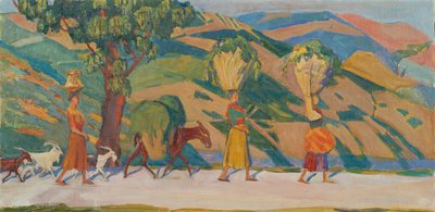 سابين هيلز ، 1909-1912 بواسطة نيكولاي بافلوفيتش أوليانوف
