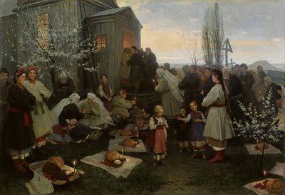 قداس عيد الفصح في أوكرانيا بواسطة نيكولاي بيمونونكو