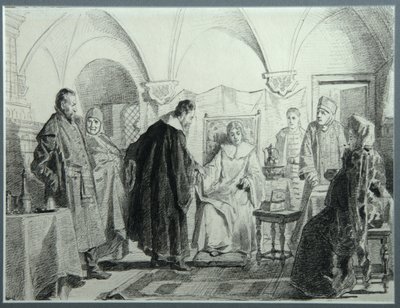 ماريا إيفانوفنا خلوبوفا ، عروس القيصر ميخائيل فيودوروفيتش ، 1884 بواسطة نيكولاي فاسيليفيتش نيفريف