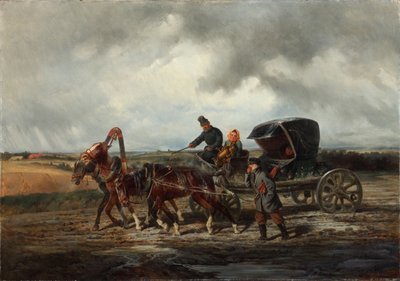على الطريق إلى ساحبة الأسنان ، 1873 بواسطة نيكولاي إيجوروفيتش سفيرشكوف