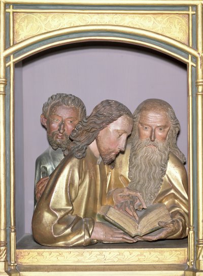 سانت جيمس الصغرى ، سانت فيليب وسانت برنابا ، من Isenheim Altarpiece ، c.1490 (خشب مطلي) بواسطة نيكولاس هاجينوير