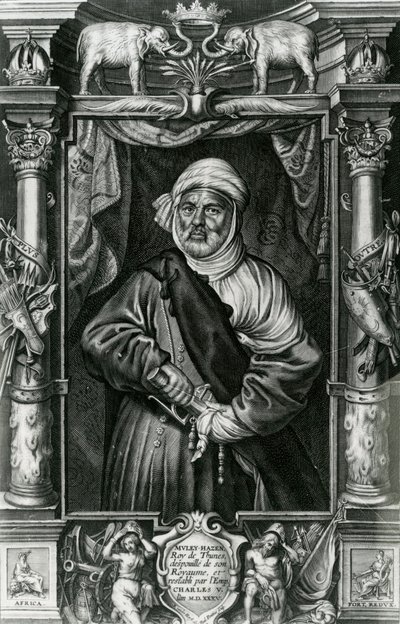 أبو الحسن علي ، يُدعى أيضًا مولي حسن ، 1535 بواسطة نيكولاوس فان دير هورست