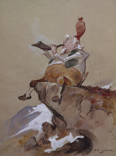 قرن الصيد / قرن الصيد بواسطة نيلس بيرجسلين