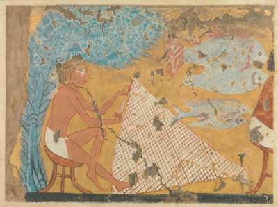 رجل صنع شبكة ، قبر إيبوي ، c.1295-1213 قبل الميلاد (درجة الحرارة على الورق) بواسطة نورمان دي جاريس ديفيز