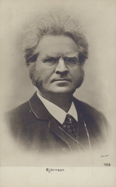 Bjornstjerne Bjornson (1832-1910) ، كاتب نرويجي حائز على جائزة نوبل بواسطة مصور نرويجي