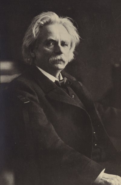 إدوارد جريج ، ملحن وعازف بيانو نرويجي (1843-1907) بواسطة مصور نرويجي