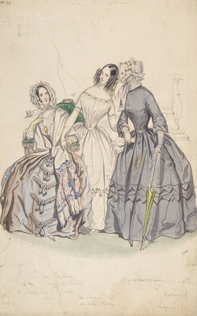 تصميم الأزياء ، 1836-1837. بواسطة نوما باساجيت