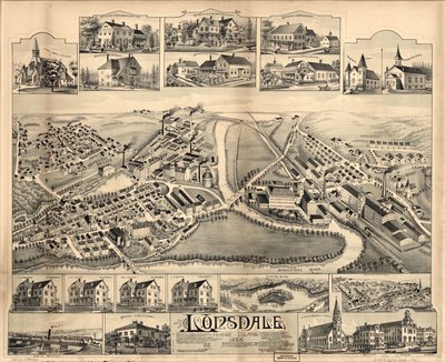 لونسديل ، رود آيلاند ، 1888. بواسطة أوه بيلي وشركاه
