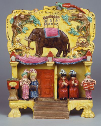 مجموعة خزف من Menagerie "Polito" لأشكال وحوش رائعة من معظم أنحاء العالم "، c.1830 بواسطة عوبديا شيرات