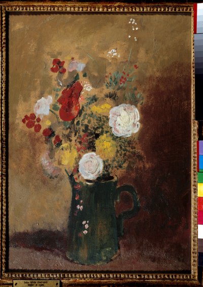 باقات من الزهور رسم أوديلون ريدون (1840-1916) القرن التاسع عشر ، بوردو ، متحف الفنون الجميلة بواسطة Odilon Redon