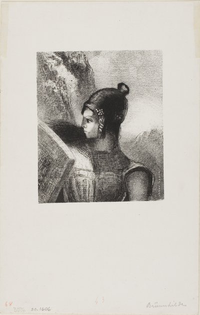 برونهيلد بواسطة Odilon Redon