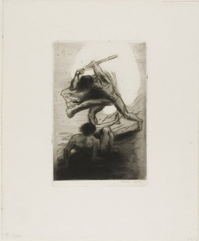 قابيل وهابيل بواسطة Odilon Redon