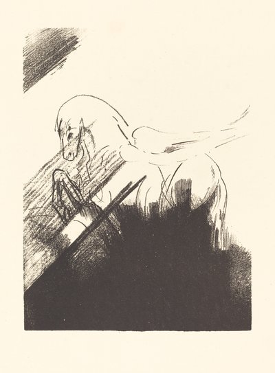 شوفال ايل (حصان مجنح) بواسطة Odilon Redon