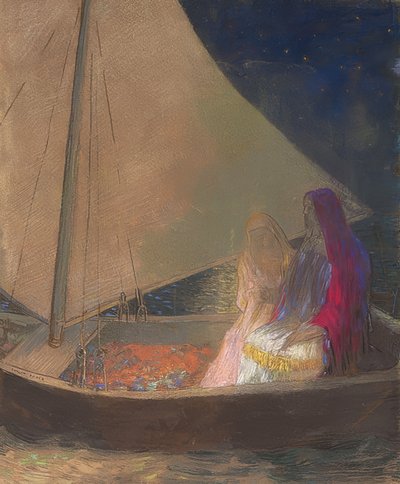 لحاء. حوالي عام 1902 بواسطة Odilon Redon