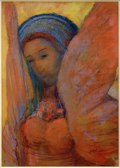Die Lyra (Sphinx) بواسطة Odilon Redon
