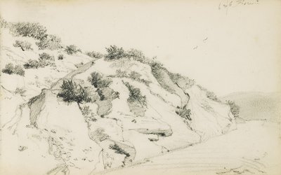 رسم من ألبوم بعنوان "بلاد الباسك" ، 1862-1863 بواسطة Odilon Redon