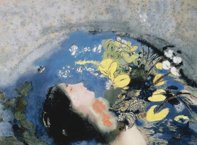 غرق أوفيليا بواسطة Odilon Redon