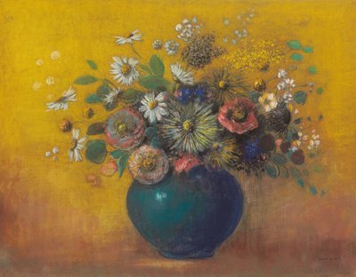 باقة من الزهور بواسطة Odilon Redon